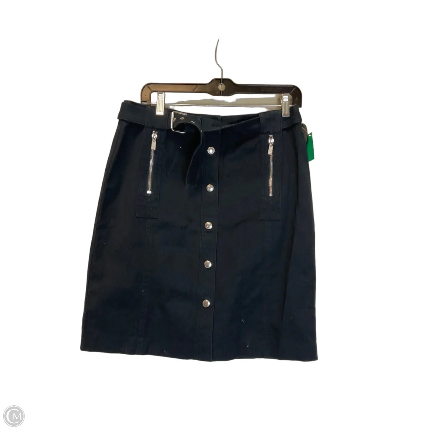 Skirt Midi By Michael By Michael Kors In Navy, Size: 8