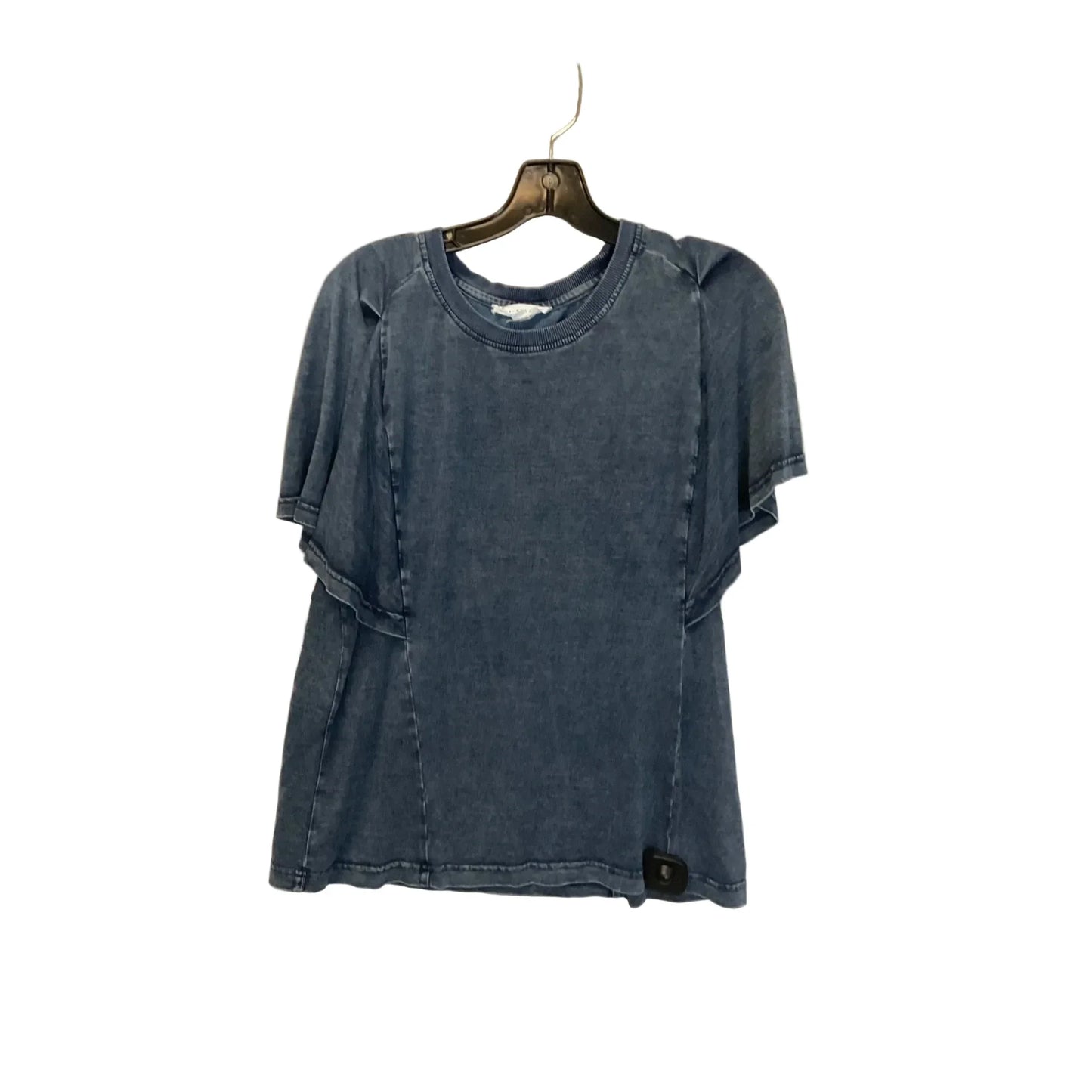 Top Short Sleeve By Jane And Delancey In Blue, Size: M