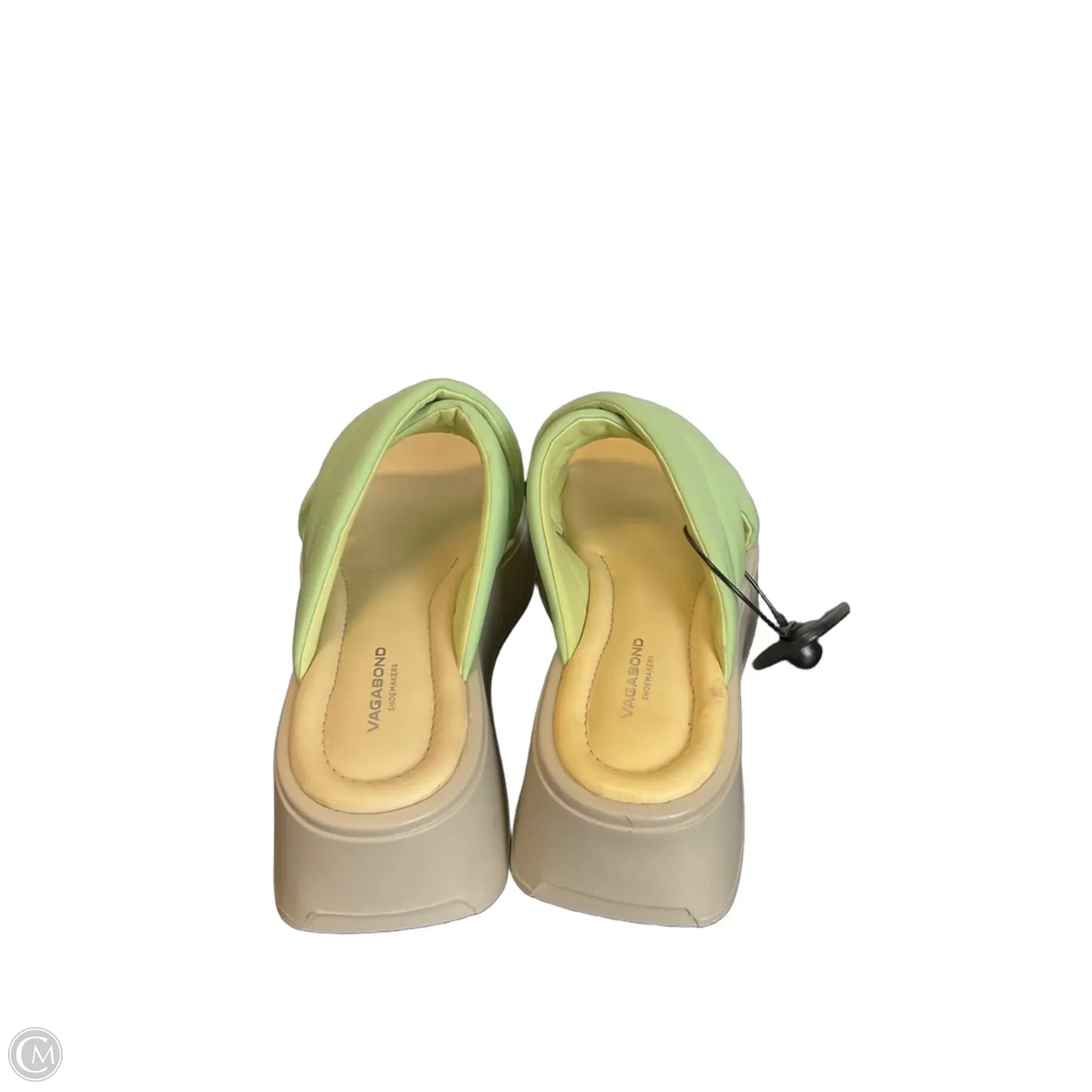 Sandals Heels Platform By Clothes Mentor In Green, Size: 8.5
