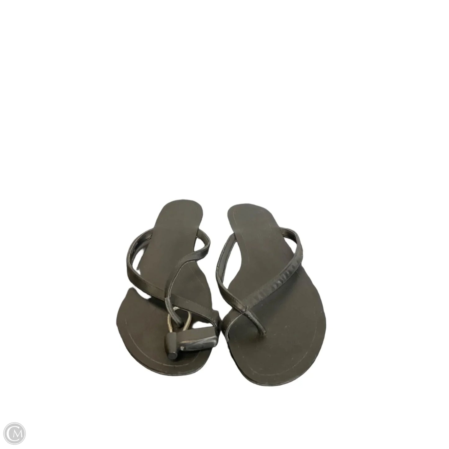 Sandals Flip Flops By Banana Republic In Black, Size: 7