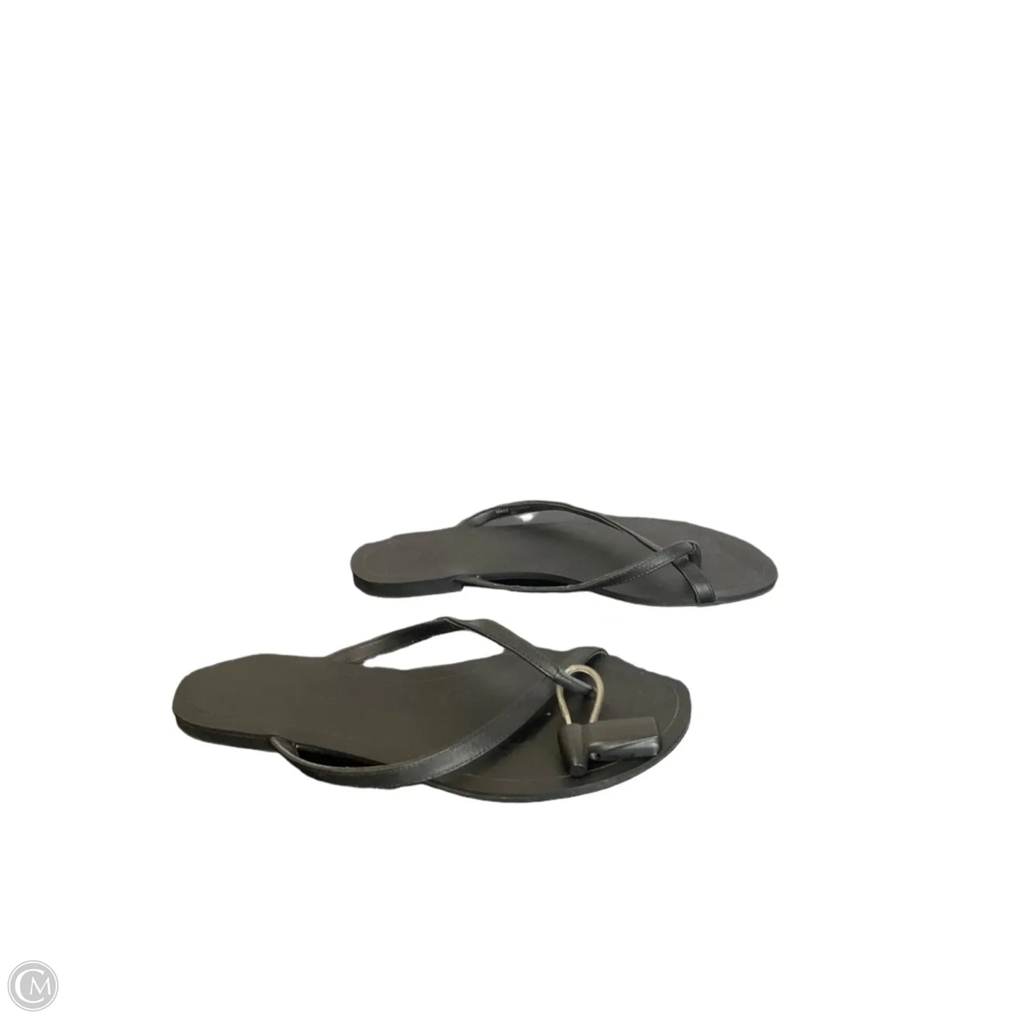 Sandals Flip Flops By Banana Republic In Black, Size: 7