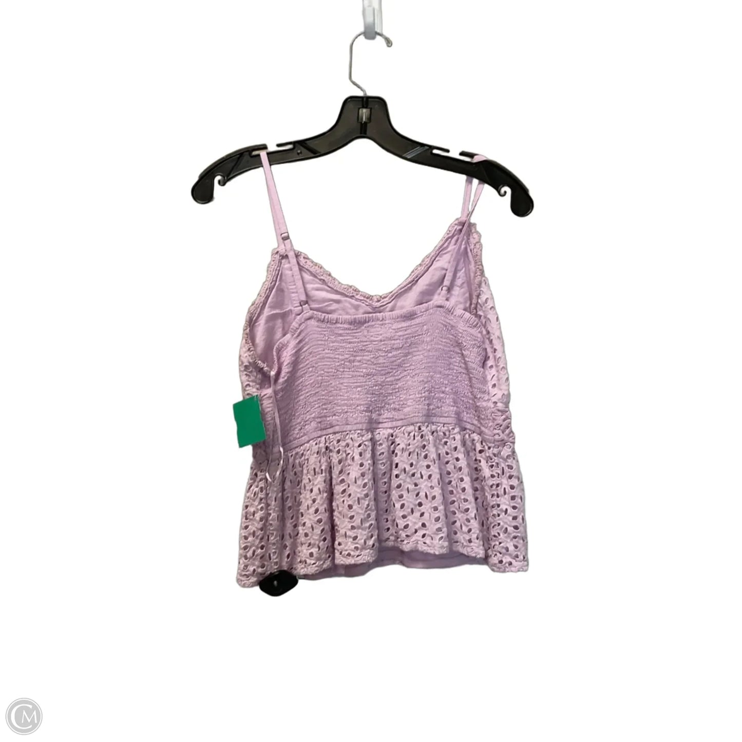 Top Sleeveless By Japna In Purple, Size: L