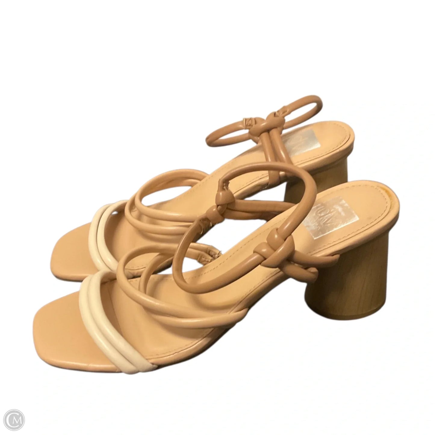 Sandals Heels Block By Dolce Vita In Tan, Size: 9.5