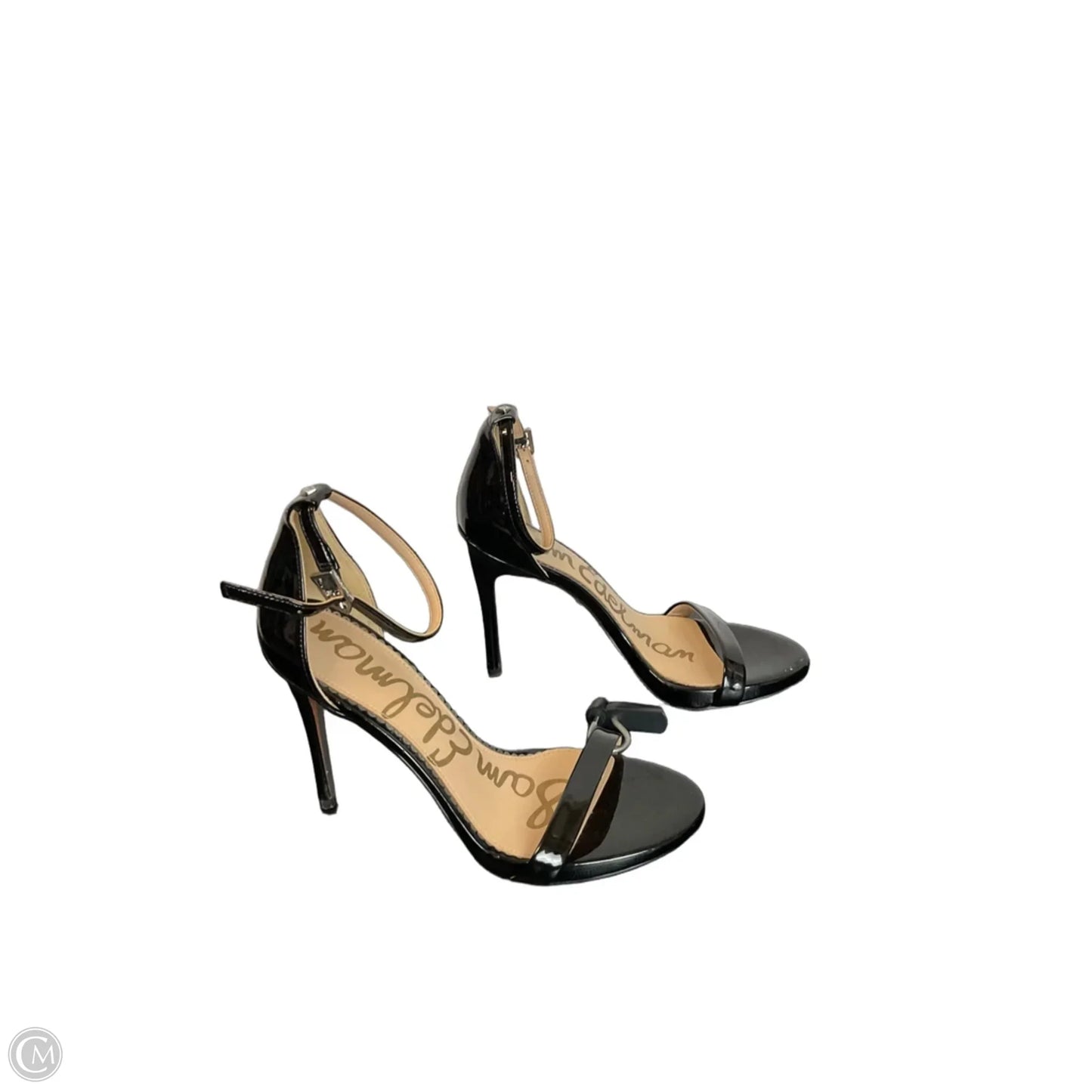 Sandals Heels Stiletto By Sam Edelman In Black, Size: 6.5