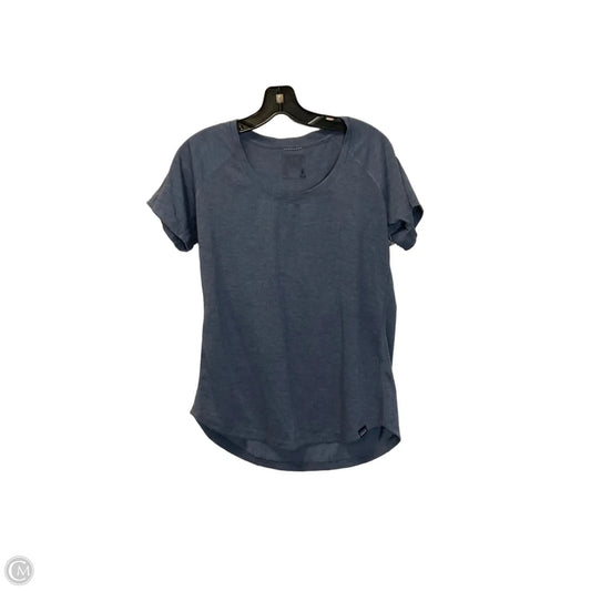 Athletic Top Short Sleeve By Patagonia In Blue, Size: M