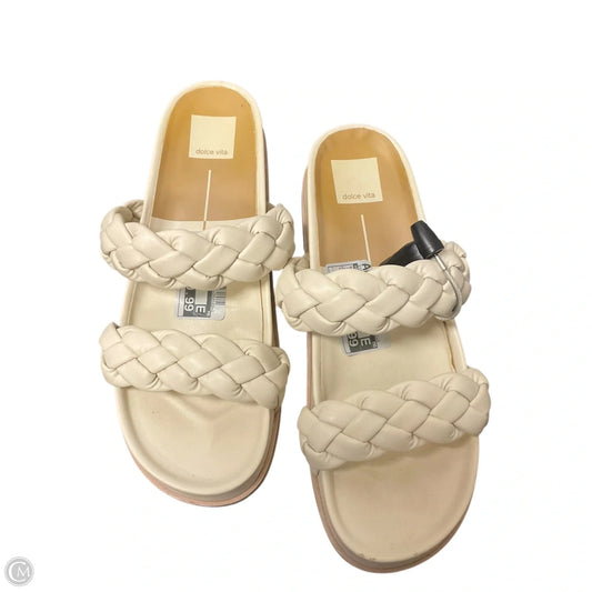 Sandals Flats By Dolce Vita In Cream, Size: 9