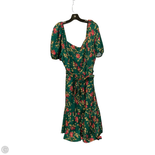 Dress Casual Midi By Draper James In Green, Size: Xxl