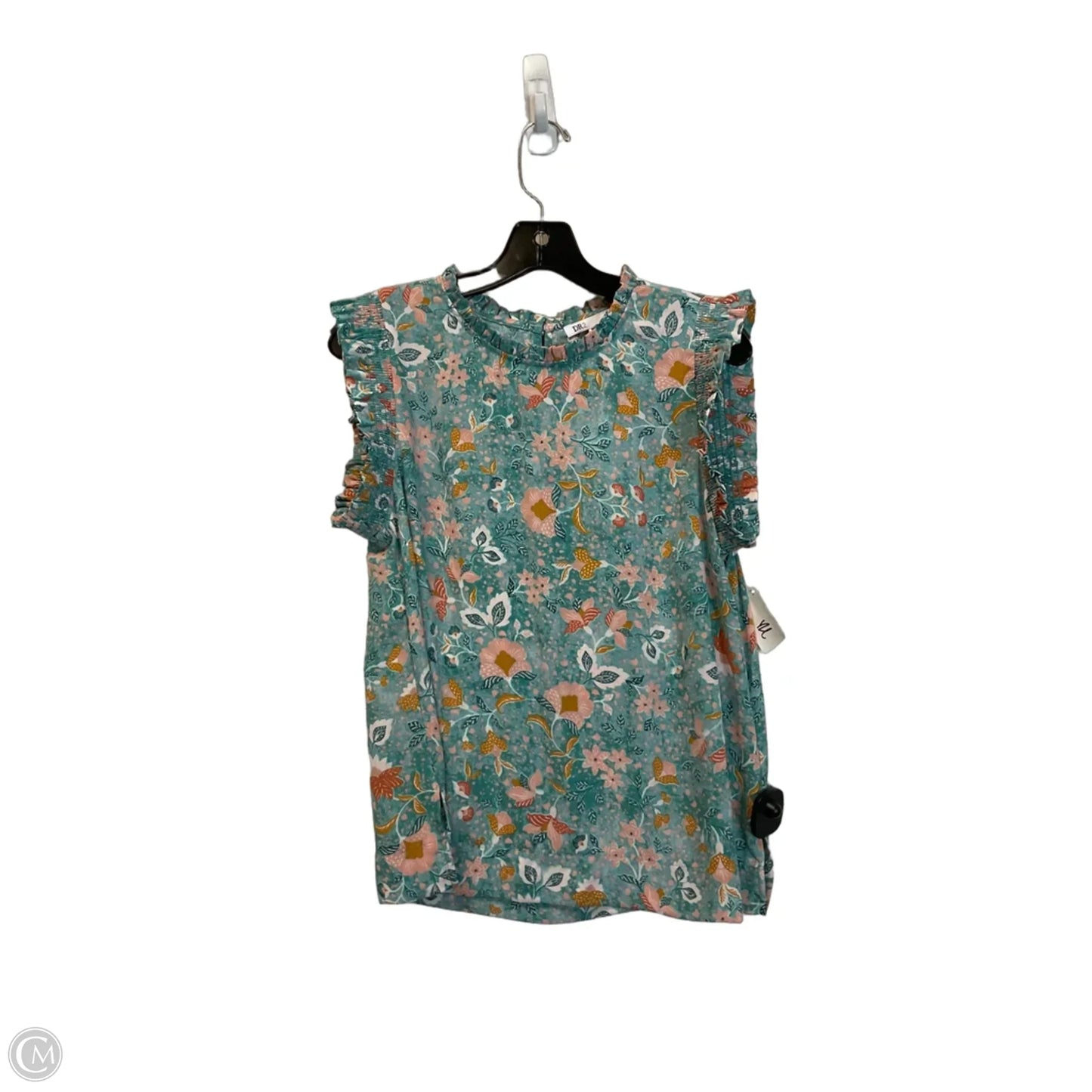 Top Sleeveless By Dr2 In Green, Size: M