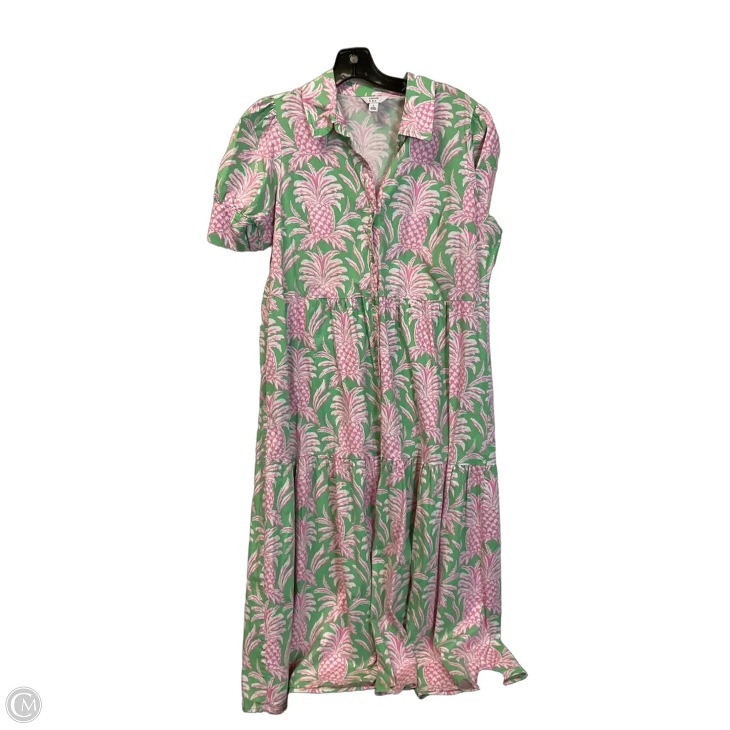 Dress Casual Maxi By Crown And Ivy In Green, Size: L