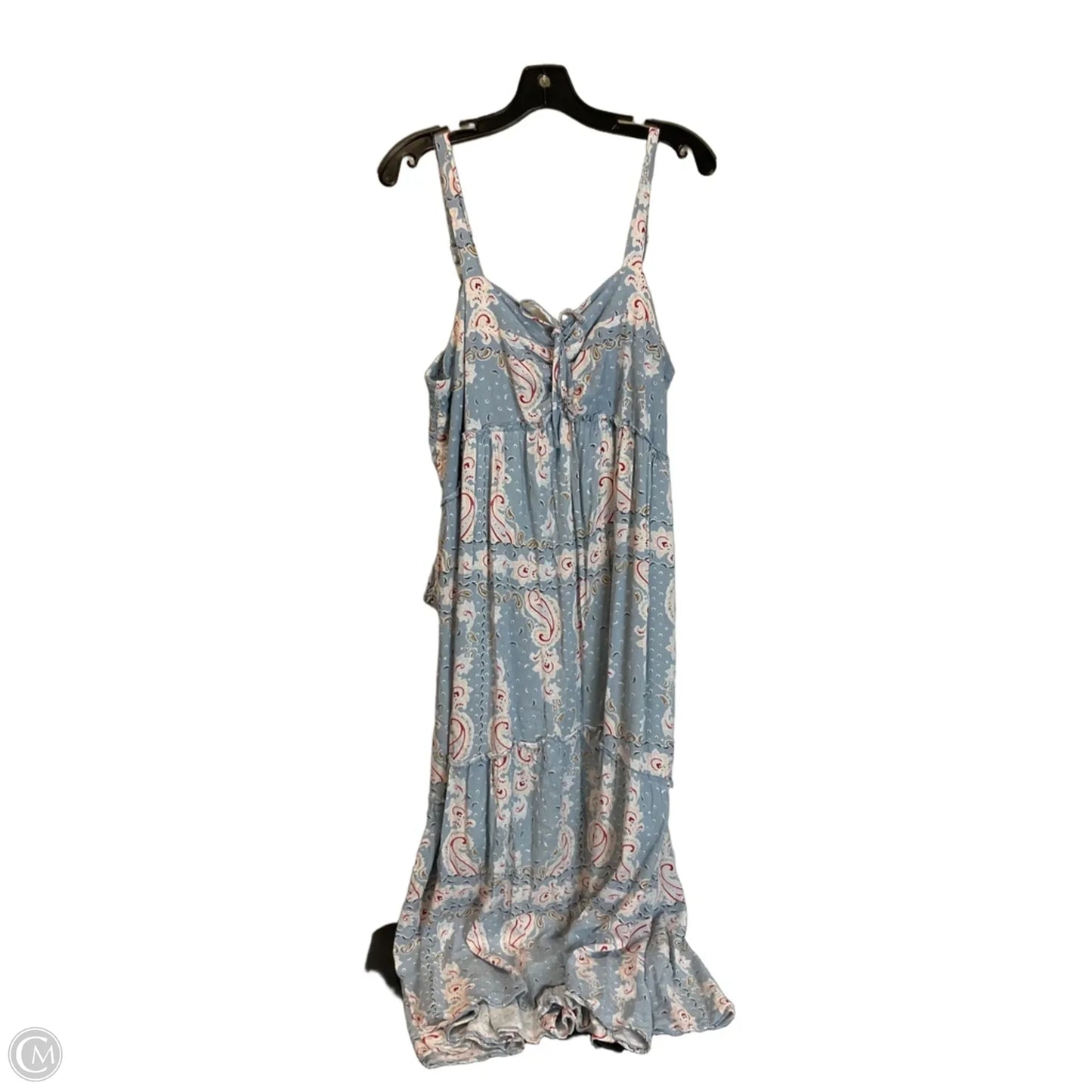 Dress Casual Maxi By Maurices In Blue, Size: Xl