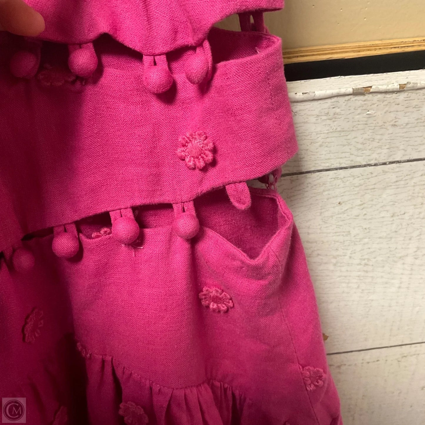 Dress Casual Maxi By Farm Rio In Pink, Size: S
