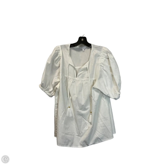 Top Short Sleeve By Crown And Ivy In White, Size: Xl