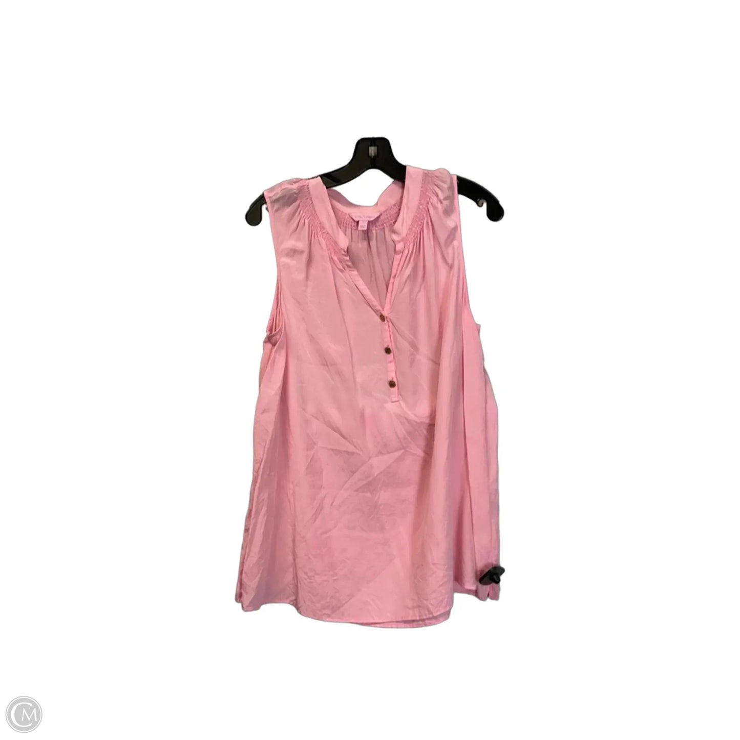 Top Sleeveless Designer By Lilly Pulitzer In Pink, Size: Xl