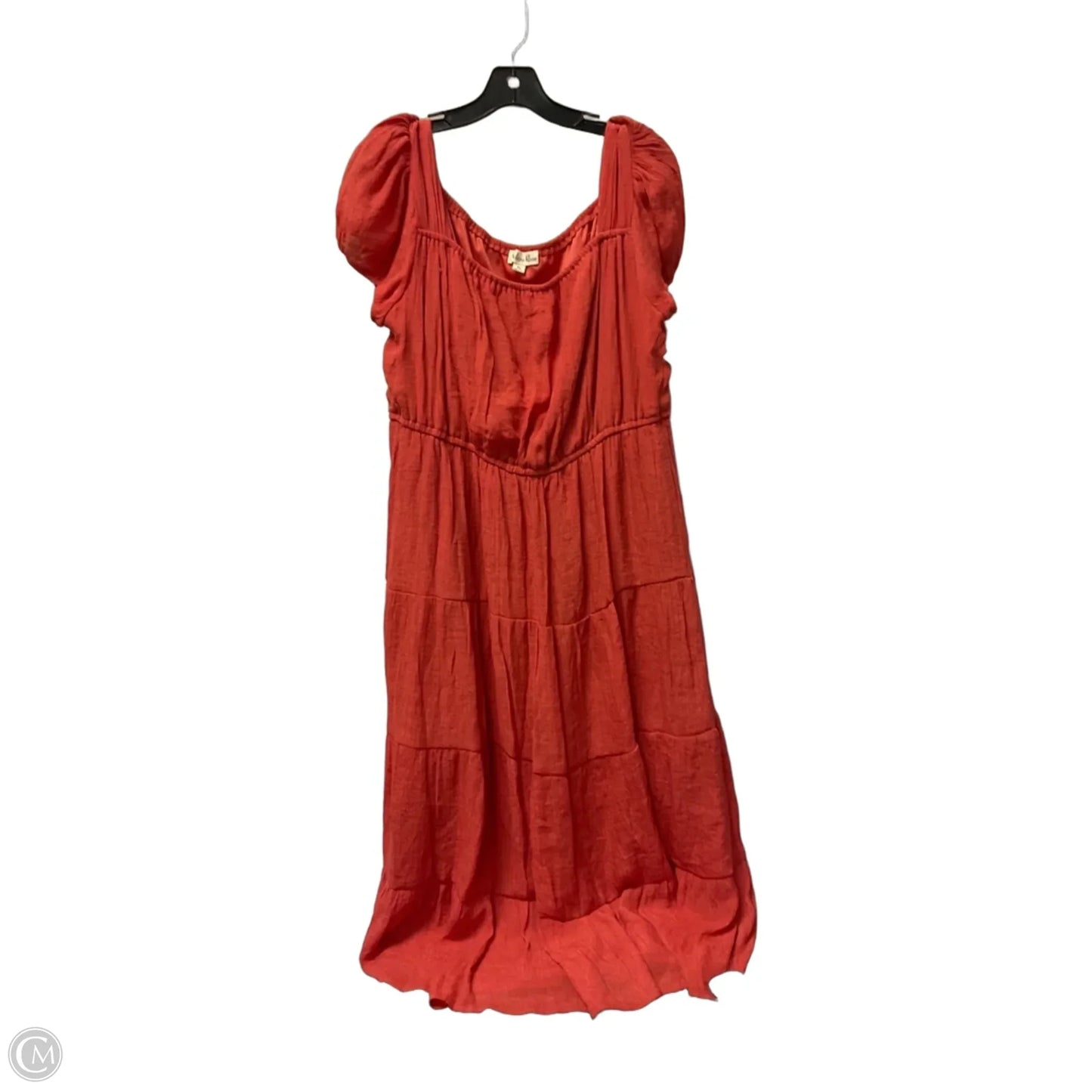 Dress Casual Midi By Indigo Rose In Red, Size: Xl