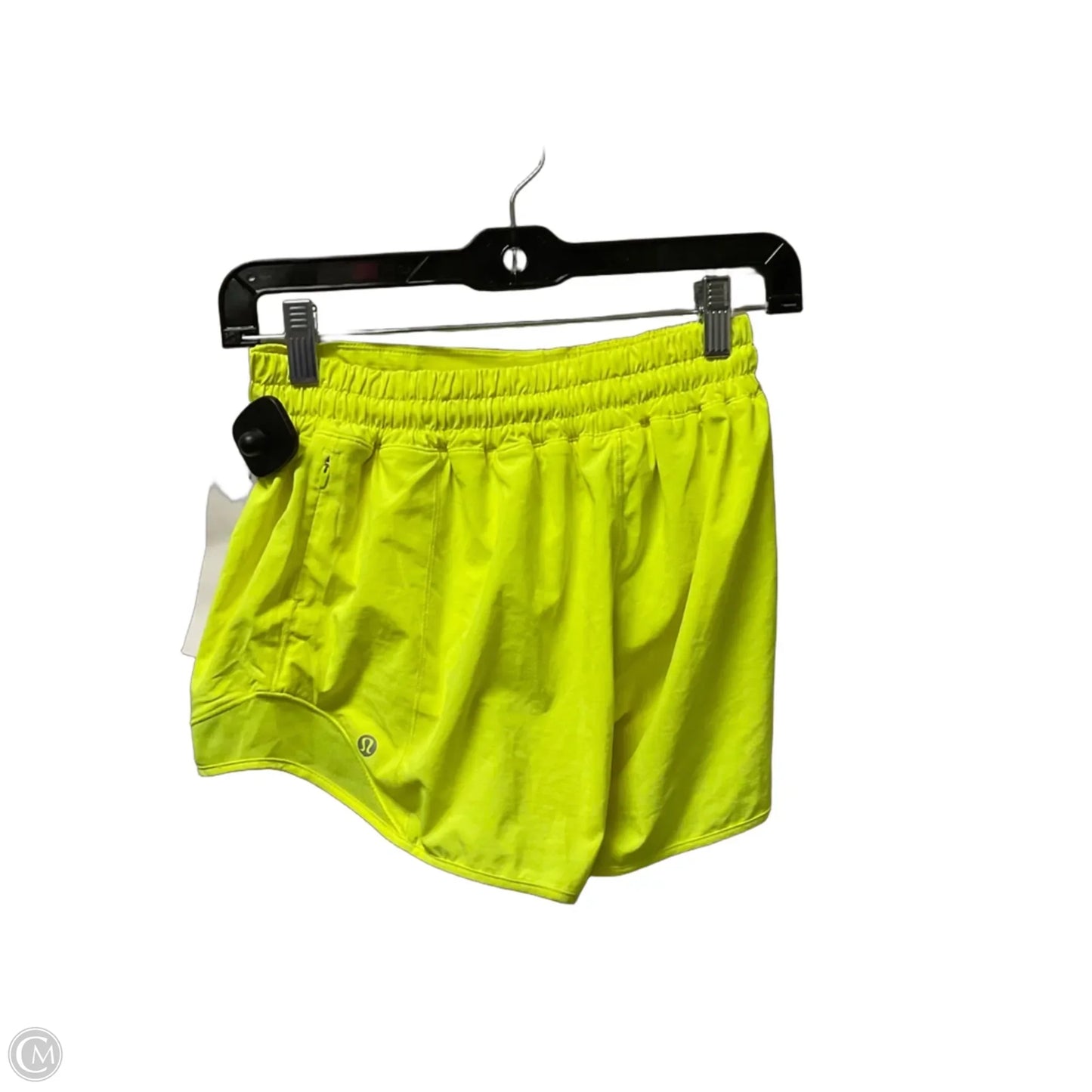 Athletic Shorts By Lululemon In Yellow, Size: 6