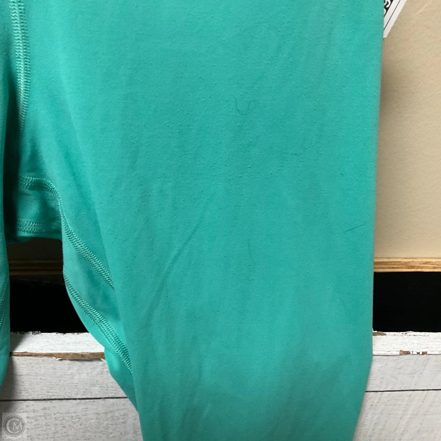 Athletic Leggings By Lululemon In Teal, Size: 8