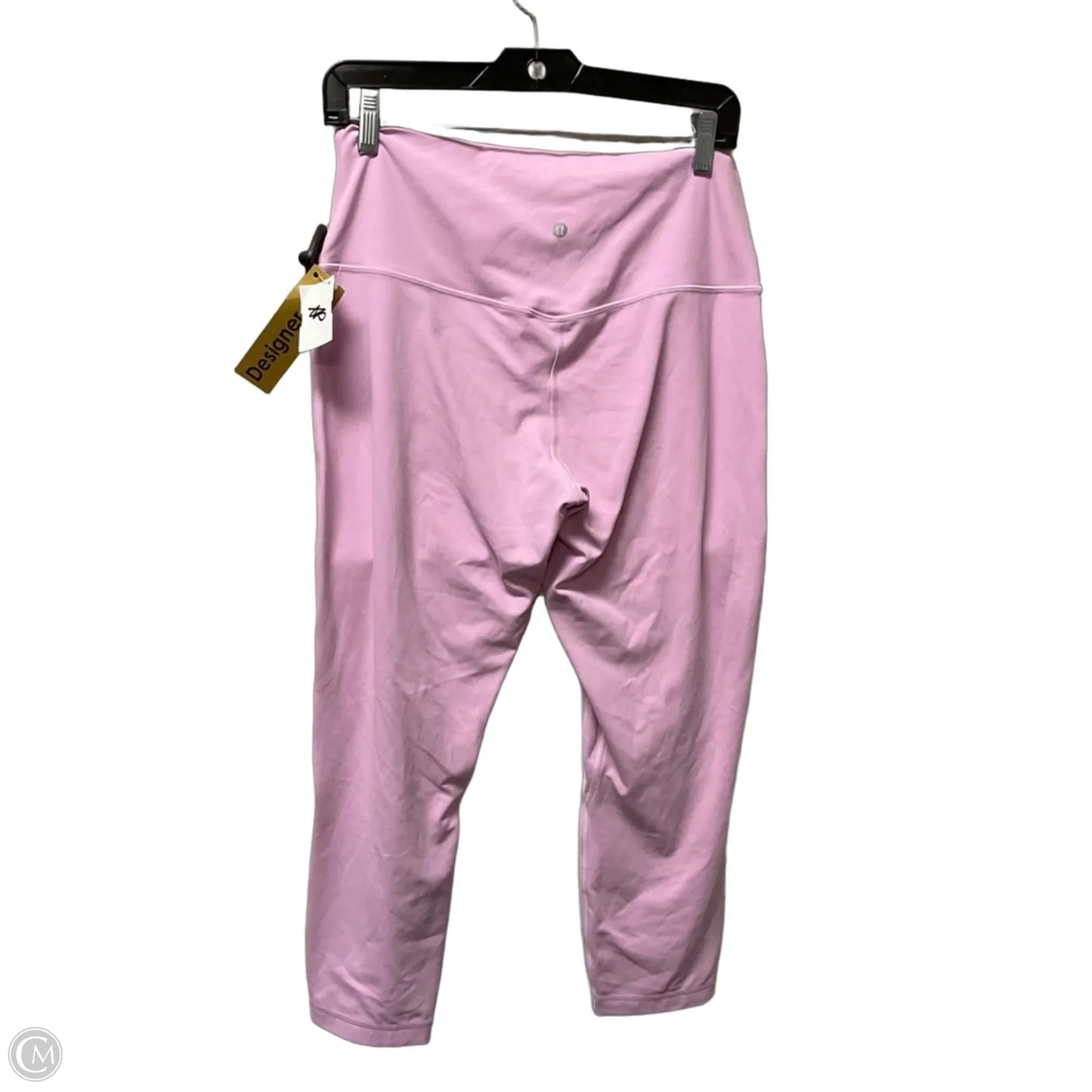 Athletic Capris By Lululemon In Pink, Size: 12