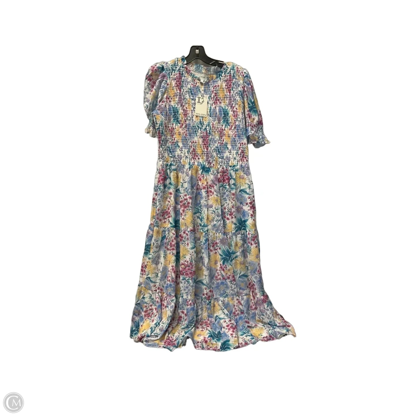 Dress Casual Maxi By Cmc In Floral Print, Size: Xl