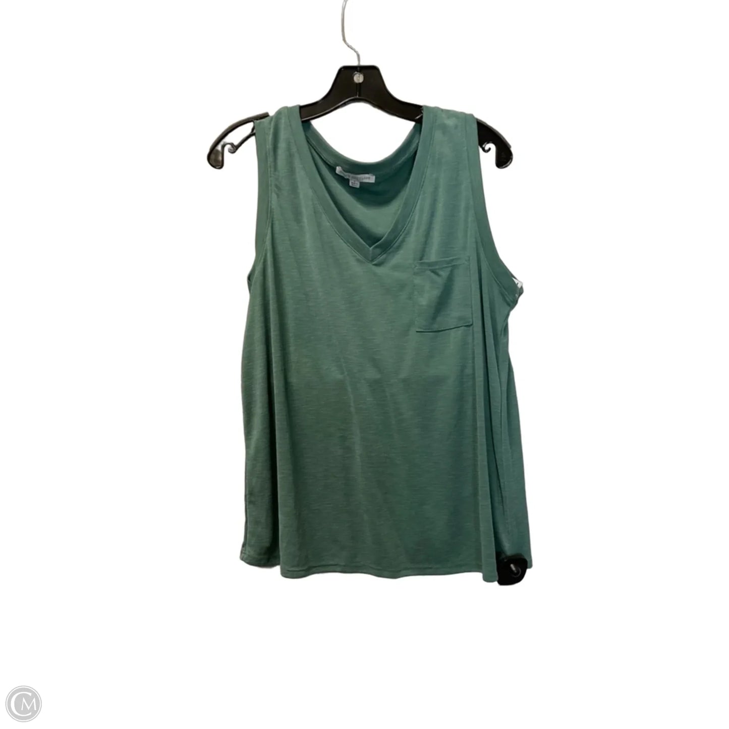 Top Sleeveless By Green Envelope In Green, Size: L
