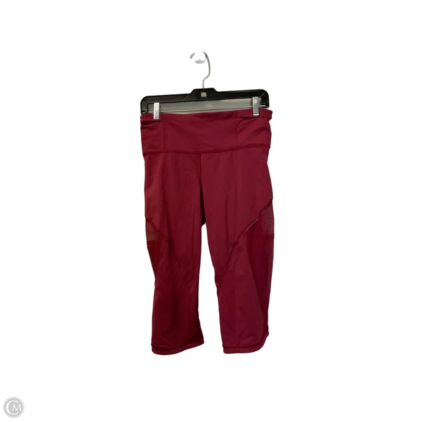 Athletic Capris By Lululemon In Red, Size: 8