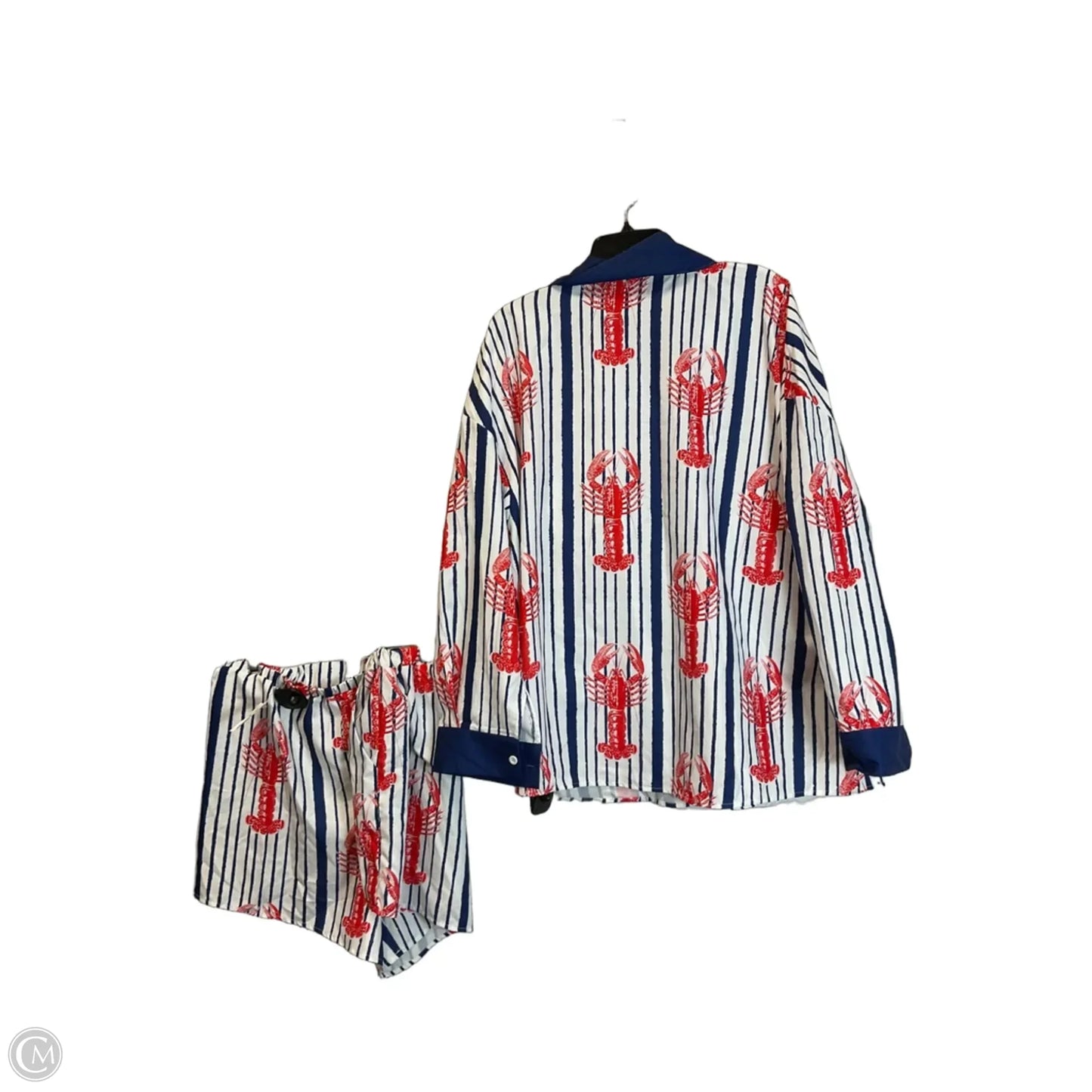Shorts Set By Shein In Red & White, Size: 3x