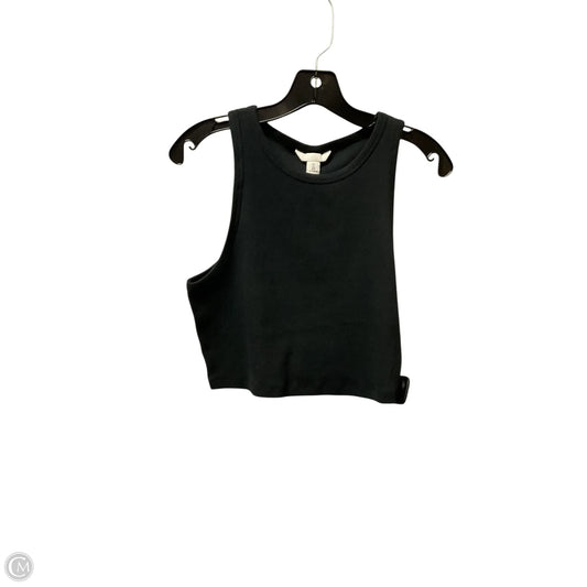 Top Sleeveless By H&m In Black, Size: L