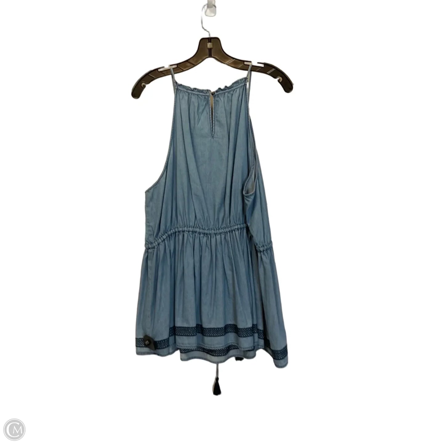 Top Sleeveless By Lane Bryant In Blue, Size: 24