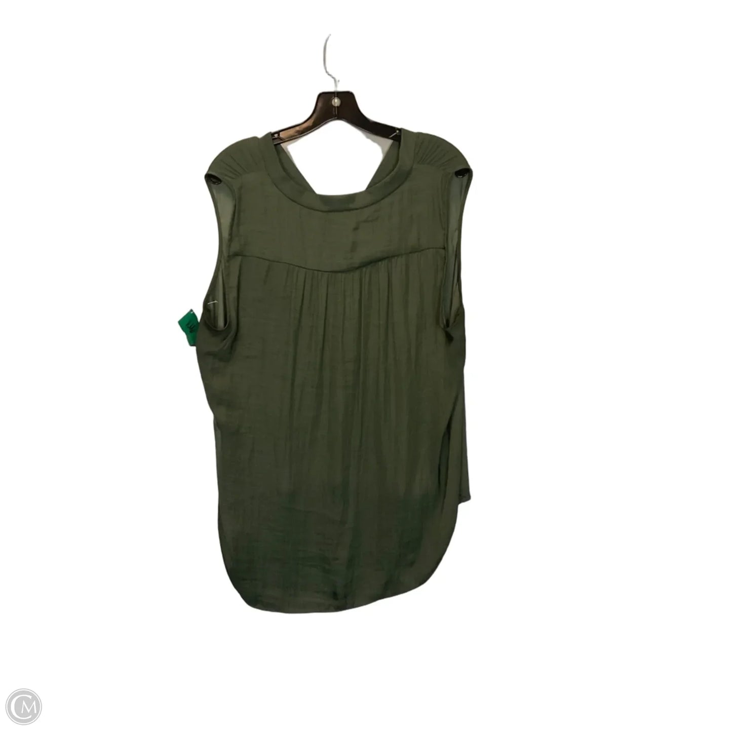 Top Sleeveless By Vince Camuto In Green, Size: Xl