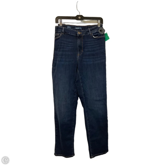Jeans Straight By J. Jill In Blue Denim, Size: 8