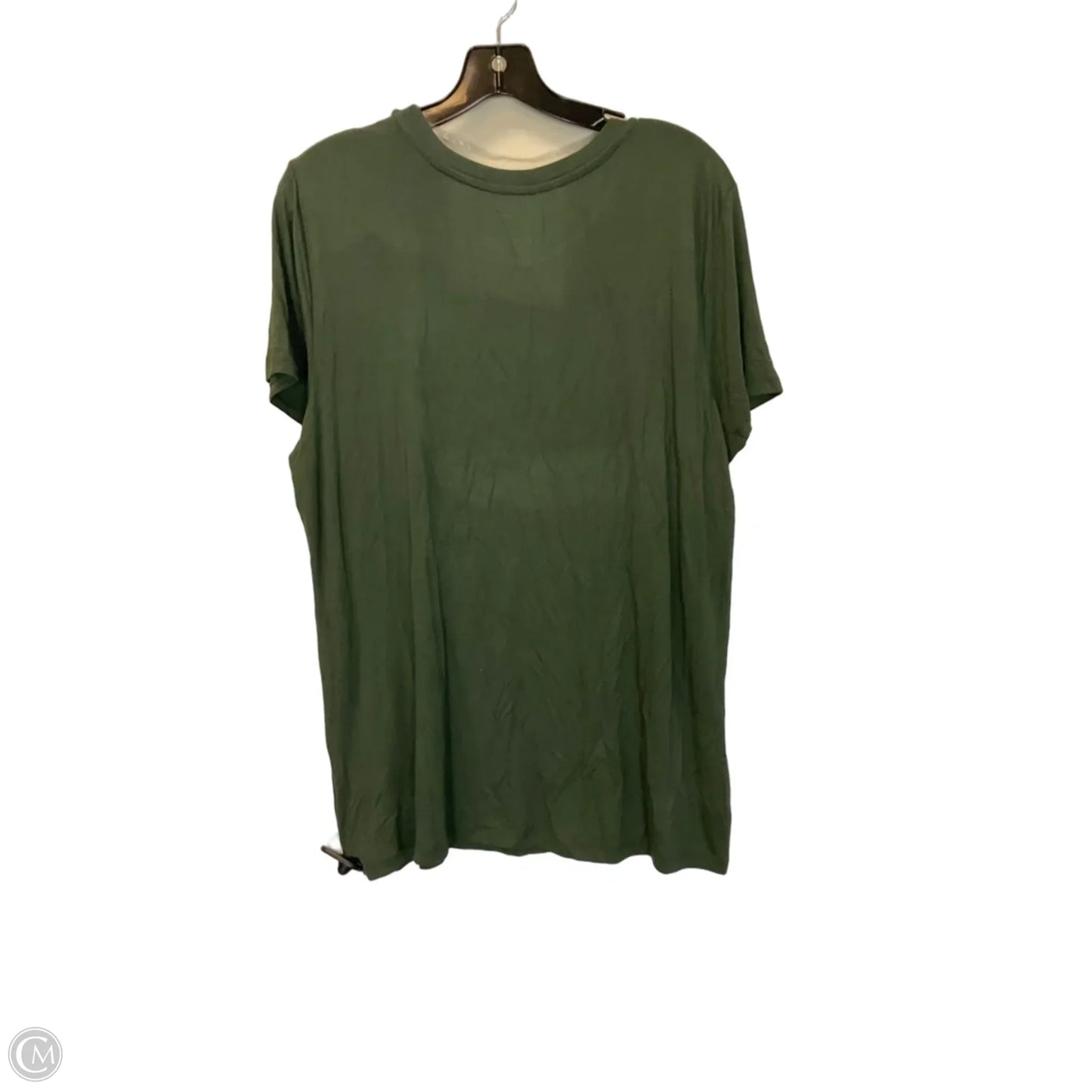 Top Short Sleeve By Just Be In Green, Size: 2x