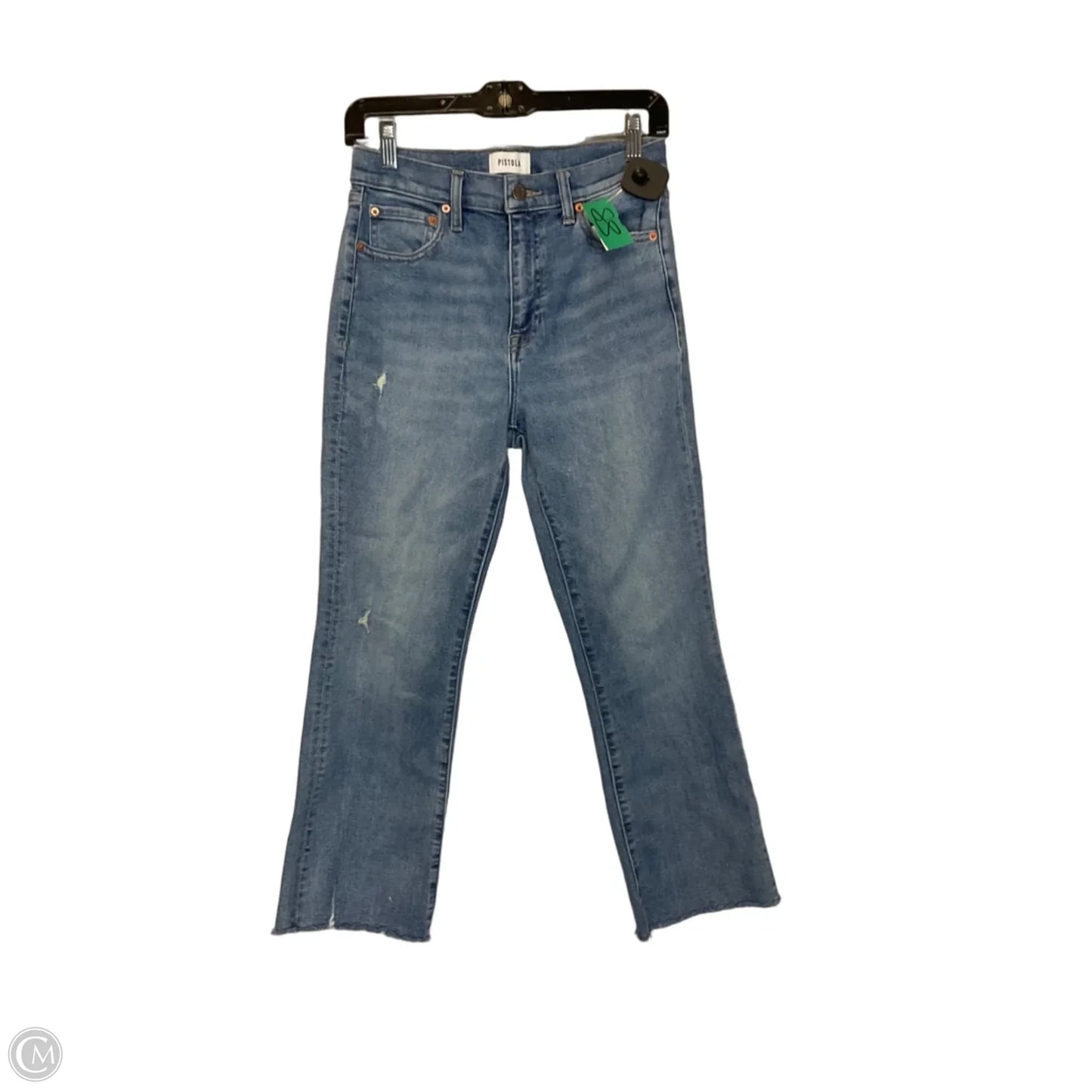 Jeans Straight By Pistola In Blue Denim, Size: 4