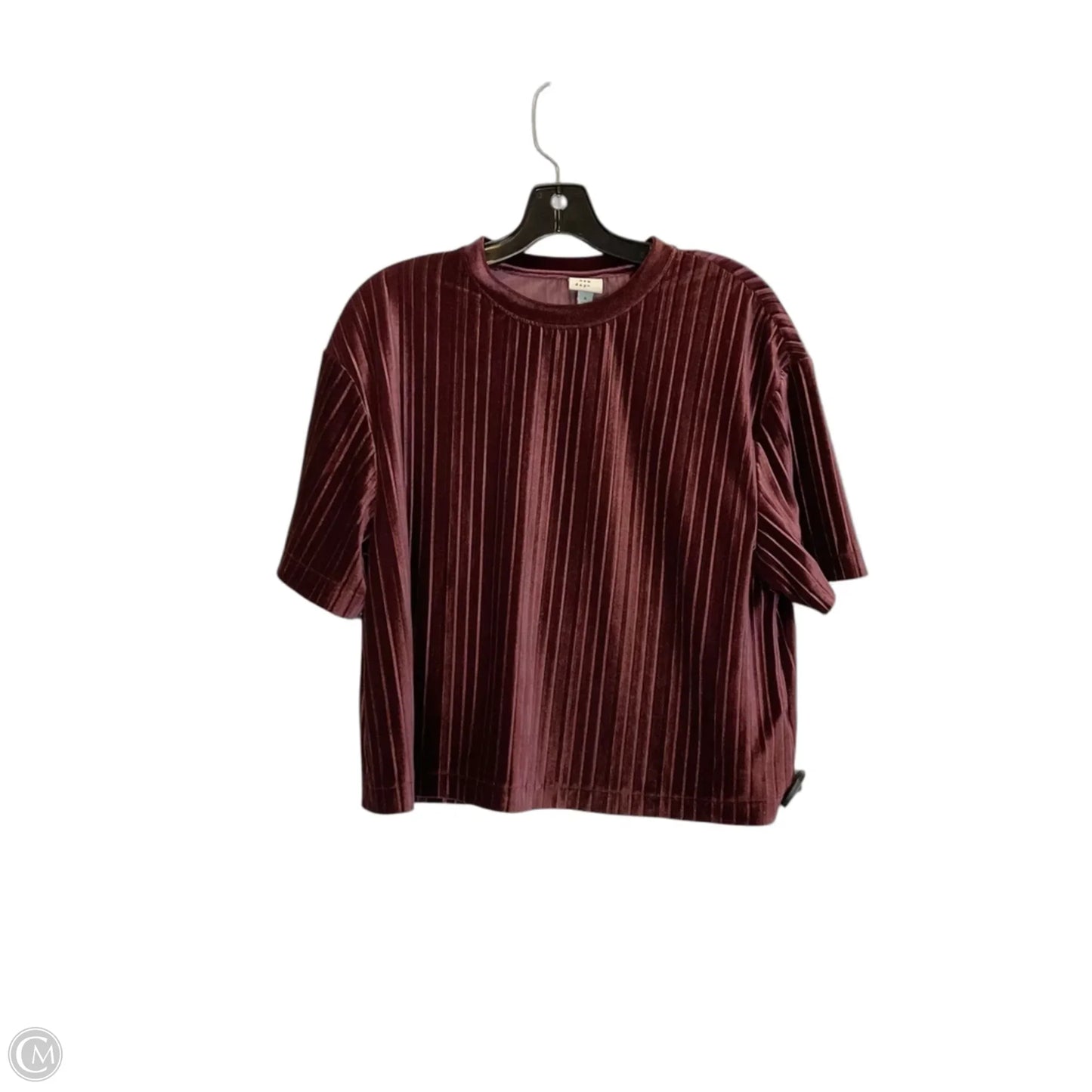 Top Short Sleeve By A New Day In Purple, Size: S