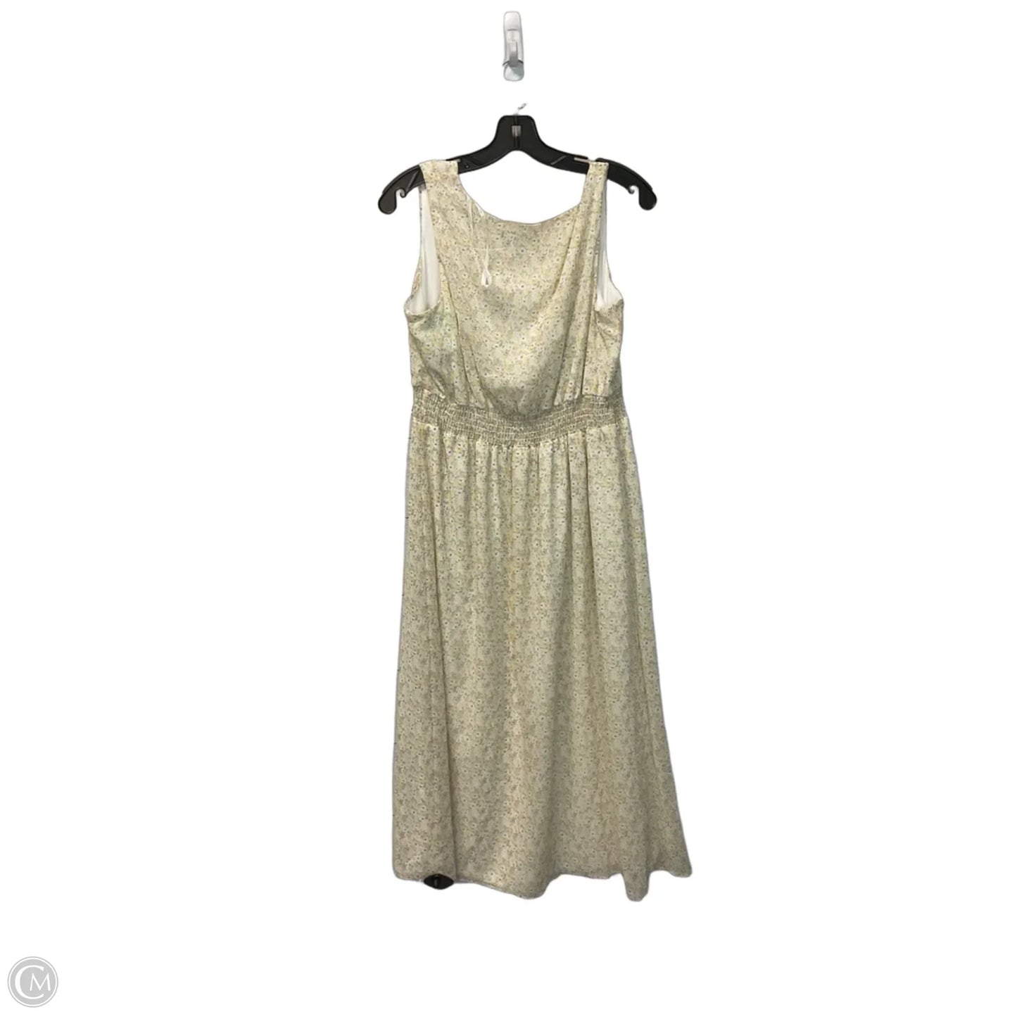 Dress Casual Maxi By Perceptions In Yellow, Size: L
