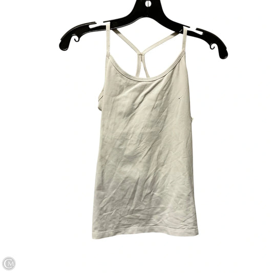 Athletic Tank Top By Lululemon In White, Size: S