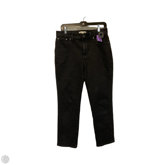 Jeans Straight By Madewell In Black, Size: 6