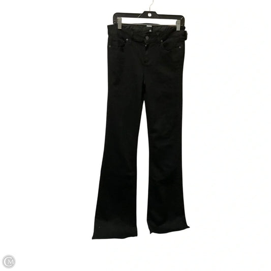 Jeans Flared By Paige In Black Denim, Size: 6