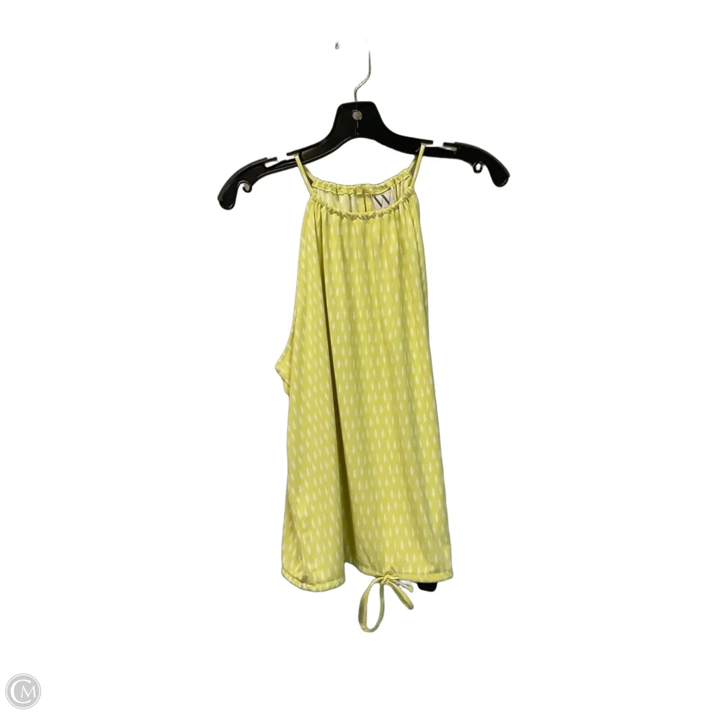 Top Sleeveless By Worthington In Yellow, Size: Xl