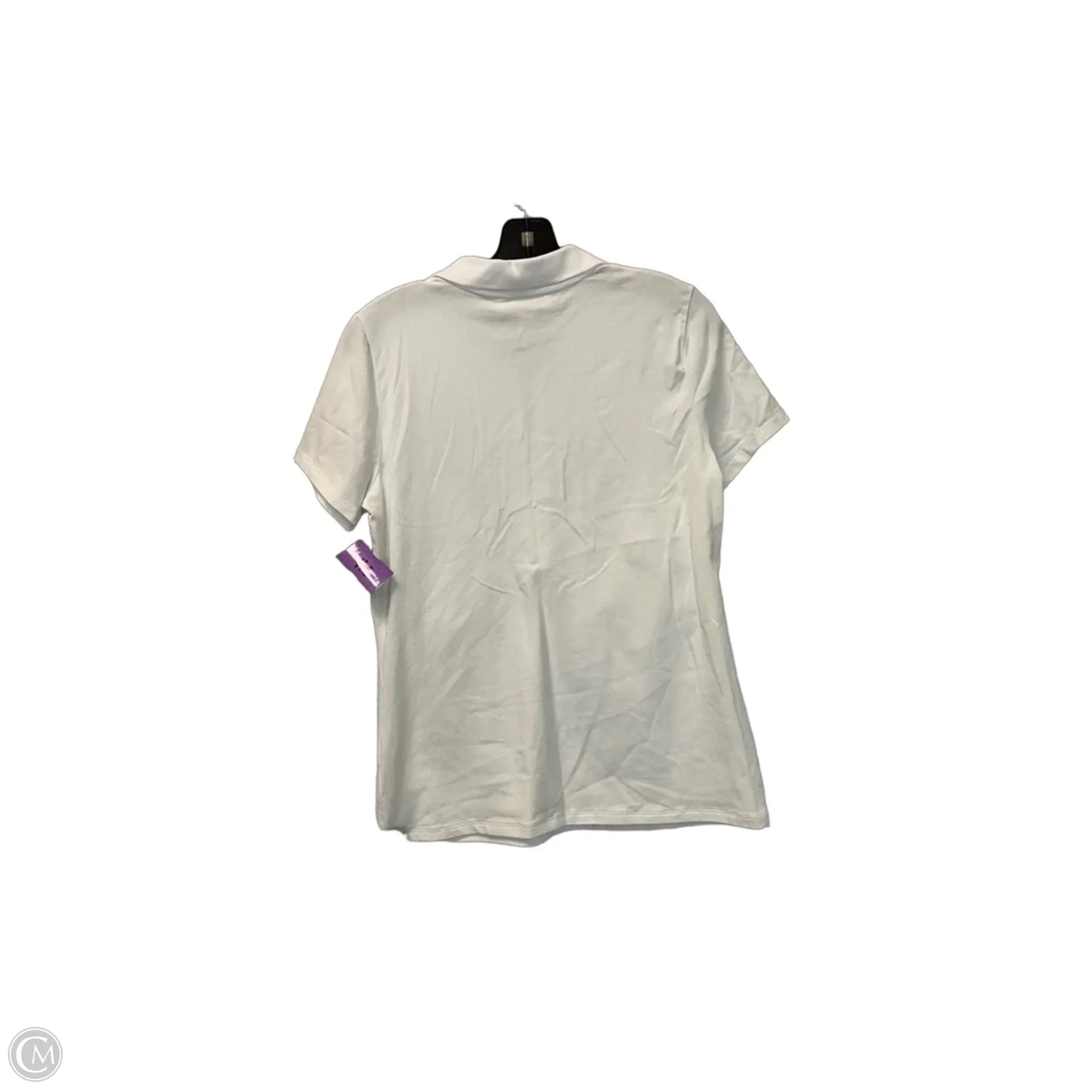 Top Short Sleeve By Michael By Michael Kors In White, Size: M