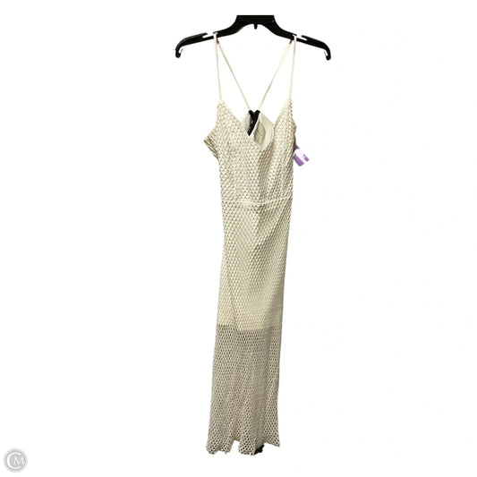Dress Casual Maxi By Clothes Mentor In White, Size: 4