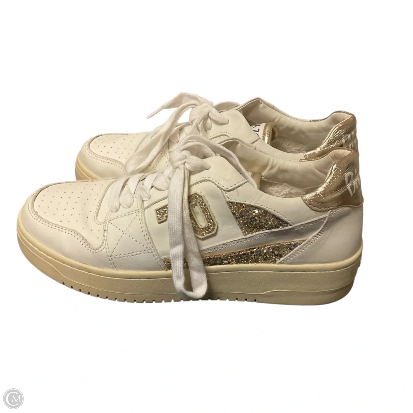 Shoes Sneakers By Clothes Mentor In Beige, Size: 6.5