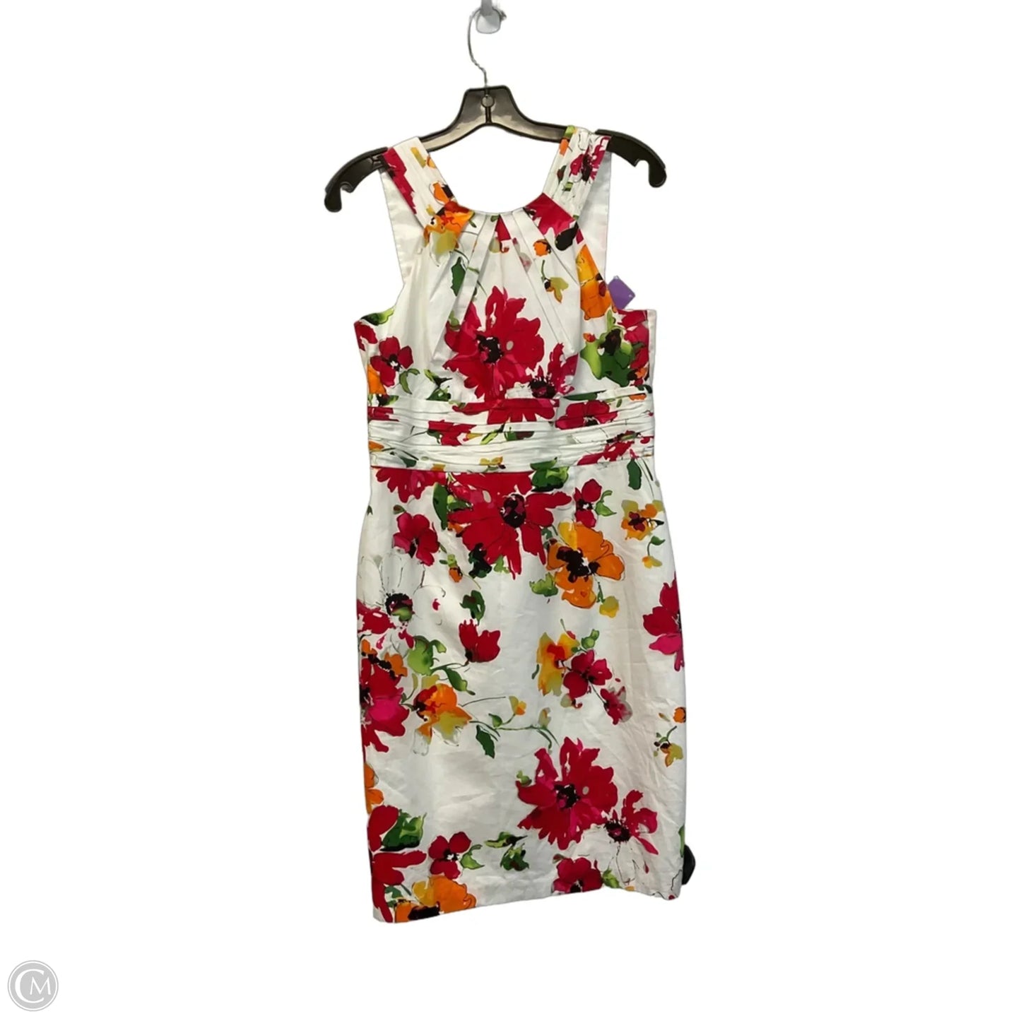 Dress Casual Short By Clothes Mentor In Red & White, Size: 8