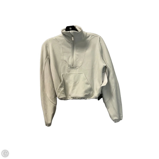 Athletic Top Long Sleeve Collar By Lululemon In White, Size: 0