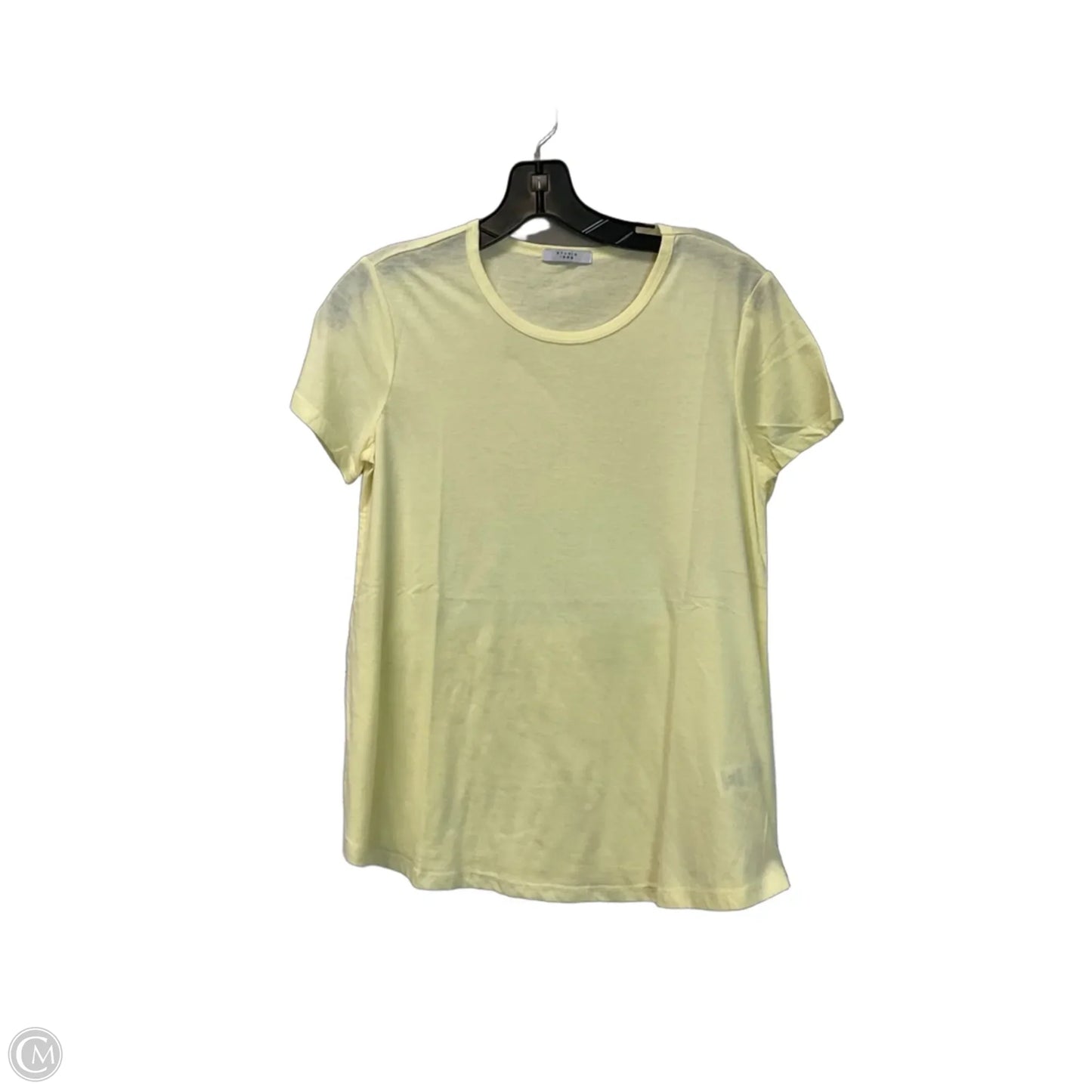 Top Short Sleeve By Studio In Yellow, Size: S