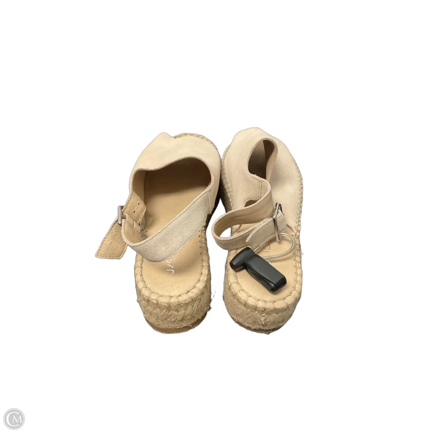 Shoes Flats By J Slides In Cream, Size: 7