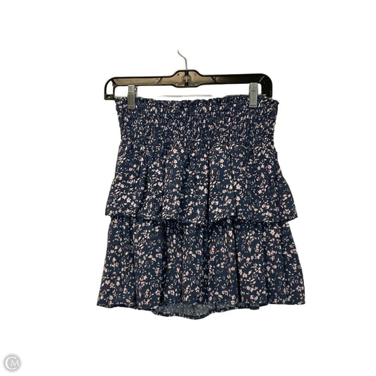 Skirt Mini & Short By Wallflower In Blue, Size: M