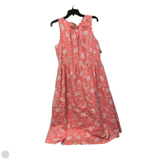 Dress Casual Midi By J. Crew In Pink, Size: 14