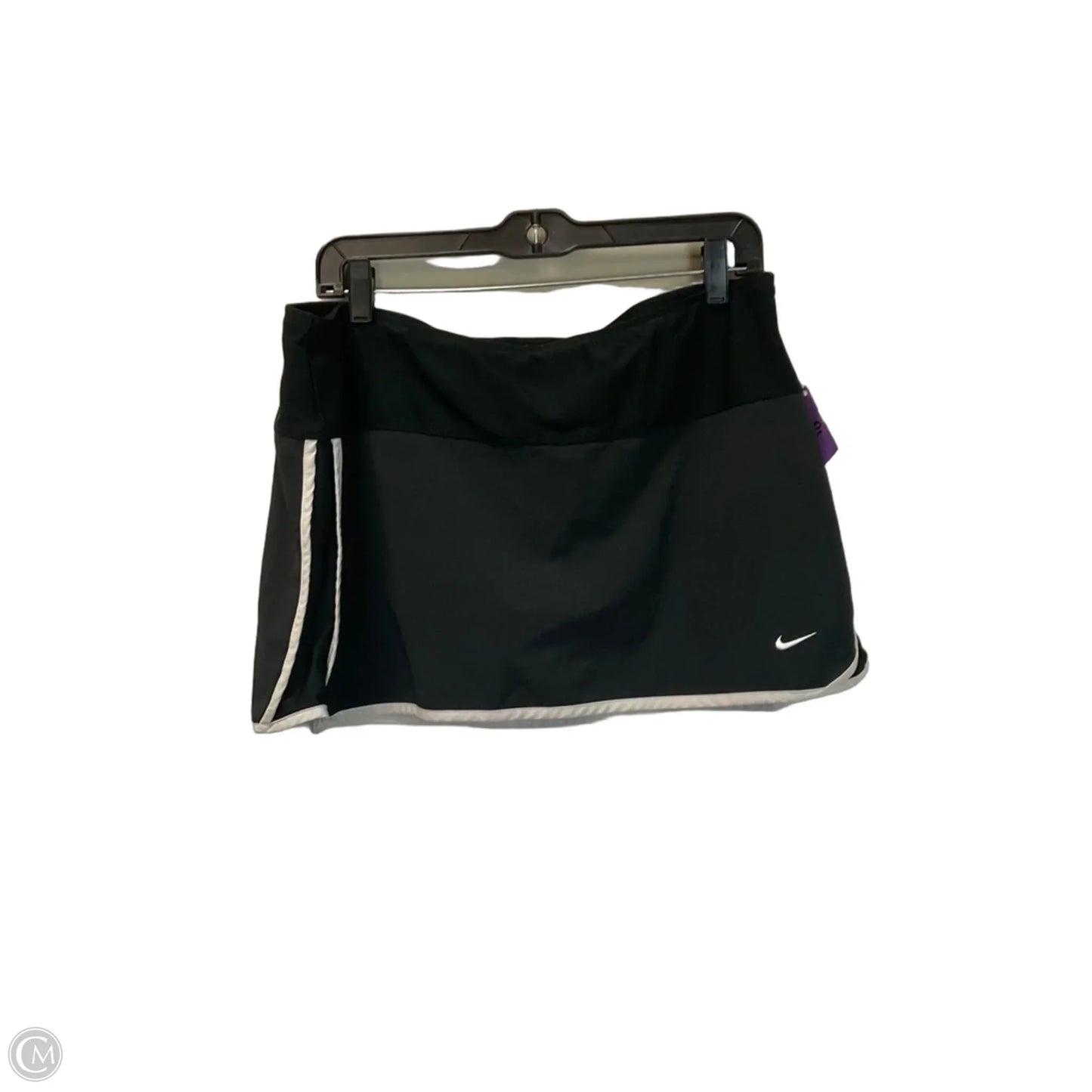 Athletic Skort By Adidas In Black, Size: L