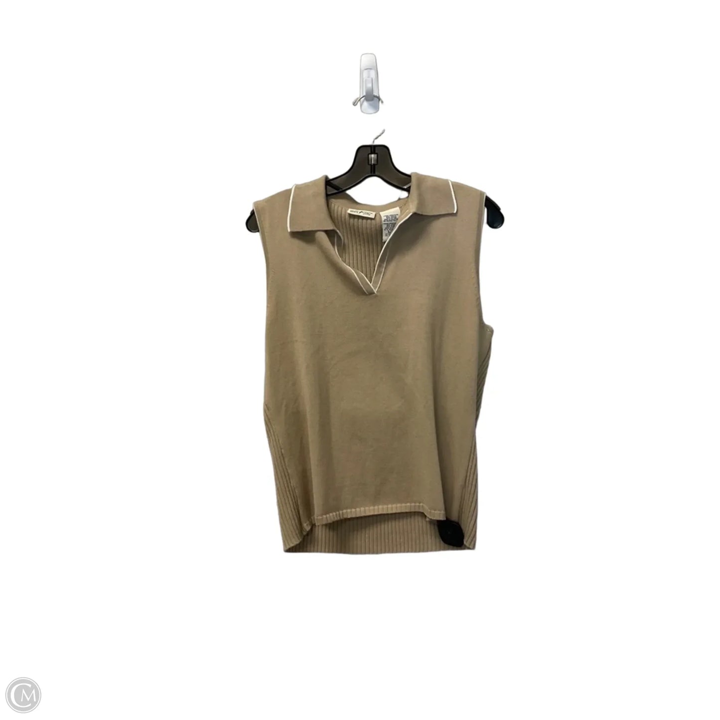 Top Sleeveless By White Stag In Tan, Size: S