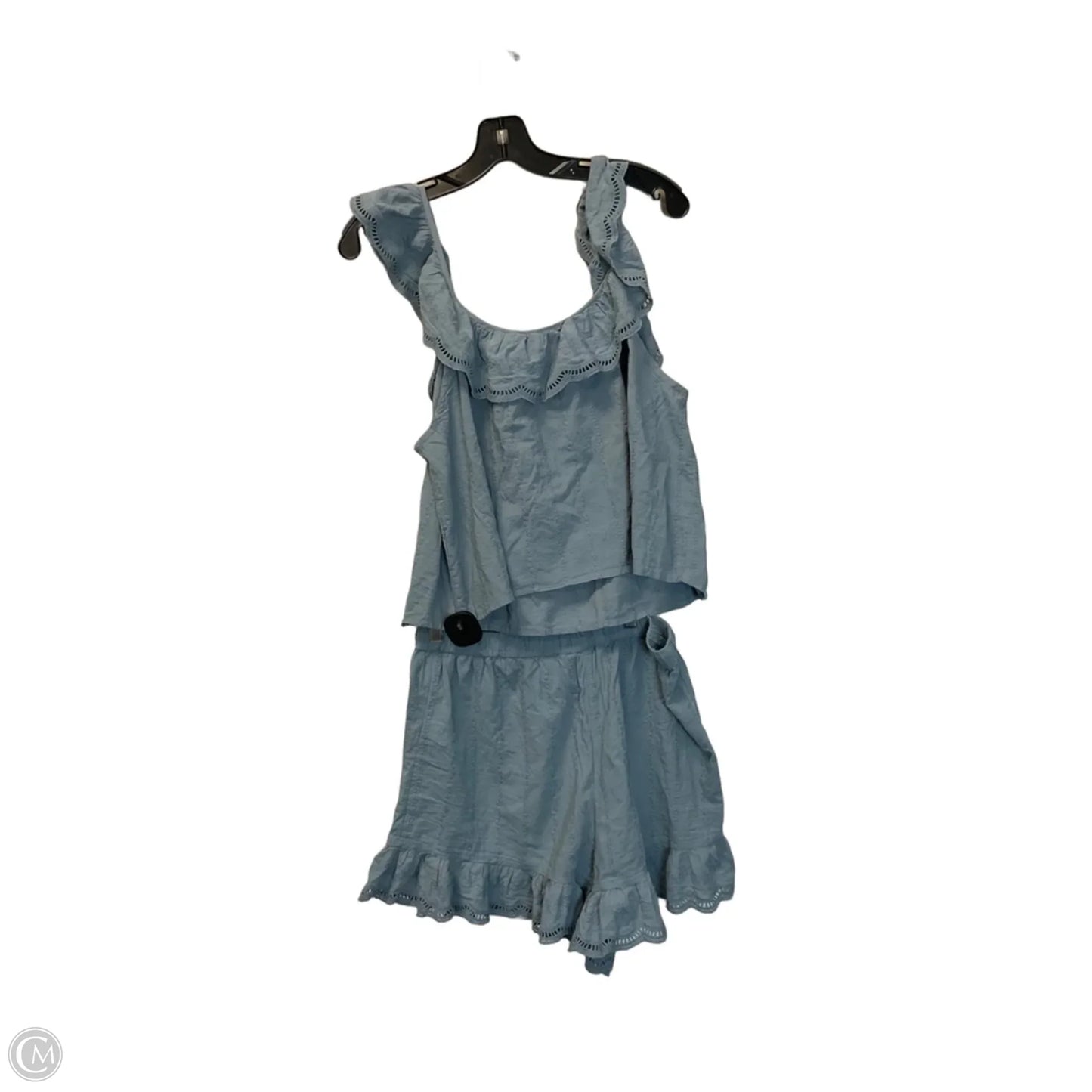 Shorts Set By Clothes Mentor In Blue, Size: M