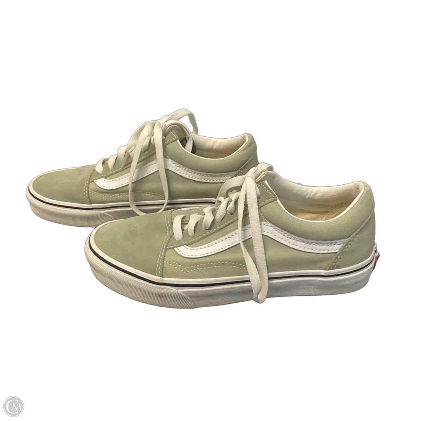 Shoes Sneakers By Vans In Green, Size: 7